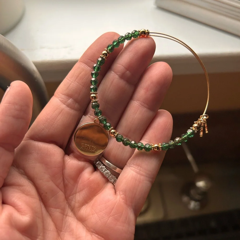 Alex and Ani Green and Gold Snoopy bracelets - Picture 6 of 8